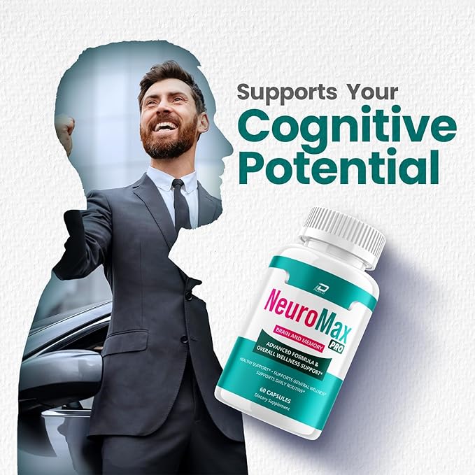NeuroMax Pro Supplement Capsules – Neuro Max Pro All-Natural Maximum Strength Formula Focus, Memory Support and Reviews (1 Pack – 60 Capsules)