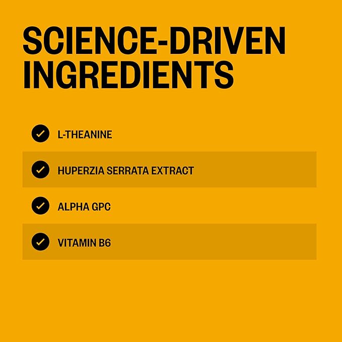 ONNIT Alpha Brain Instant Cognitive Support Drink Mix, BlackBerry Lemonade Flavor, Nootropic Supplement for Focus, Memory, and Clarity, 0.13 oz Packets, 30 Count