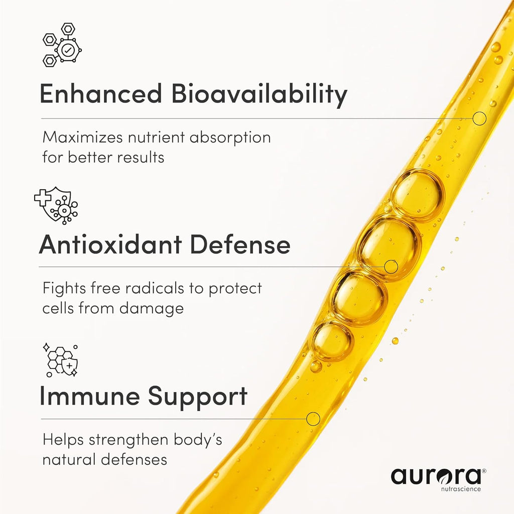 Aurora Nutrascience Micro-Pack Liposomal Vitamin C, Immune Support, 1,000 mg Per Serving, Vegan, Gluten Free, Non-GMO, 10 Single Serve Packets, Orange