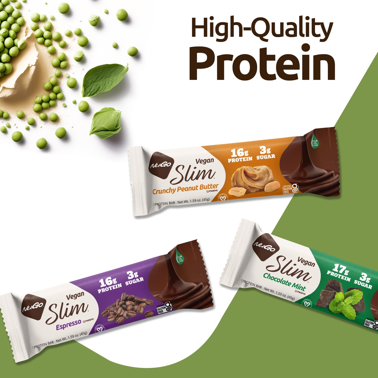NuGo Slim Dark Chocolate Raspberry Truffle, 17g Protein, 2g Sugar, 7g Fiber, Low Net Carb, Keto Friendly, Gluten Free, 12 Count