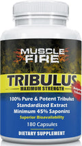 Herbal Nutrition Tribulus Terrestris, Bulgarian, 1500mg 45% Saponins, Lecithin for Better Update, 180 Capsules, One Bottle…