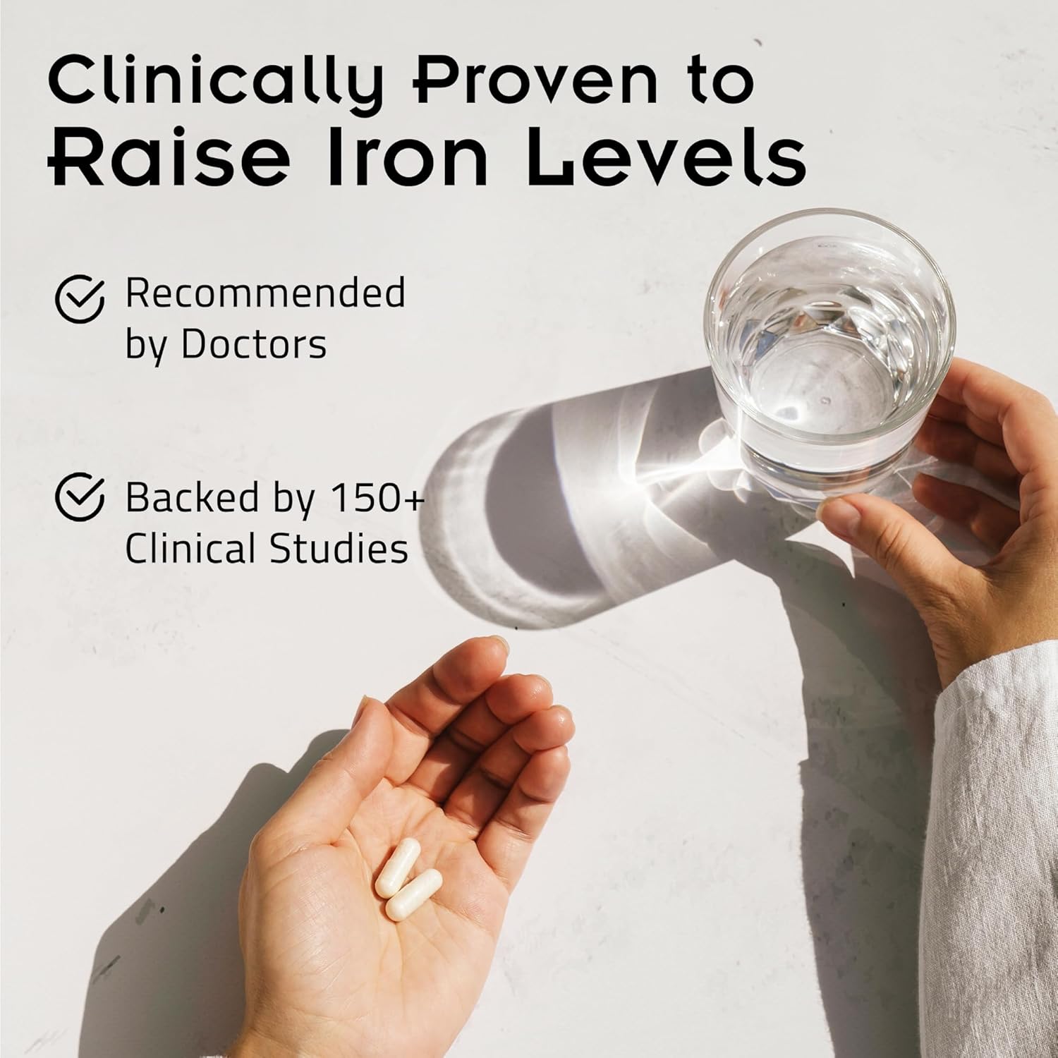 SiderAL Forte Iron Supplement Clinically Shown to Increase Iron Without Side Effects | Sucrosomial High Absorption Gentle Iron Pills for Women and Men | Vitamin C | Anemia & Energy Support | 30 Count