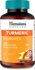 Himalaya Turmeric Gummies, Herbal Gummy Supplement for Joint Health, Mango Flavor, Vegan, Gluten Free, 285 mg, 60 Gummies