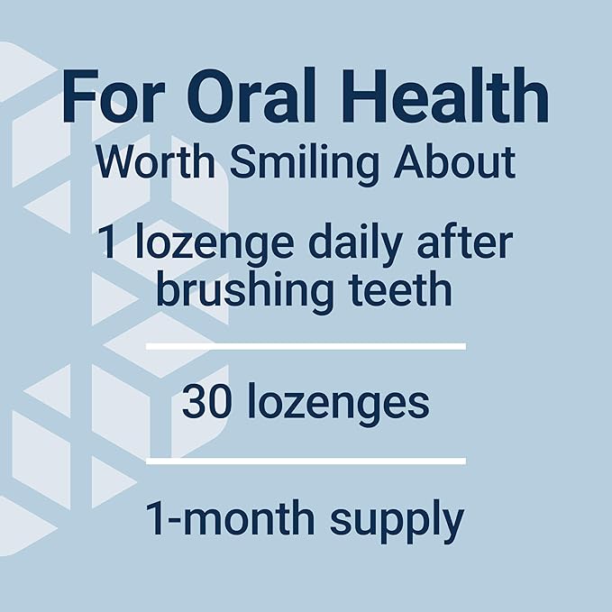 Life Extension FLORASSIST® Probiotic Oral Hygiene, Oral probiotic for Teeth and Gums, pH Levels, Dental Hygiene, Immune Support, BLIS M18™, Once Daily, Gluten Free, Vegetarian, 30 lozenges