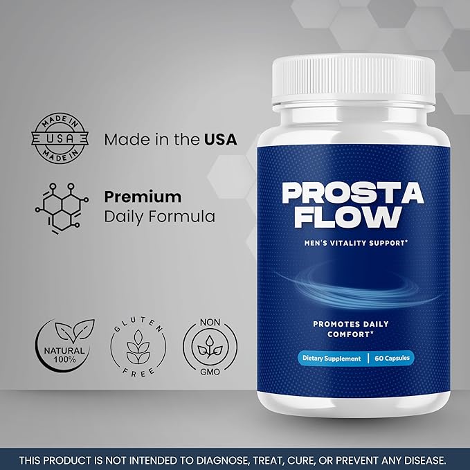 (2 Pack) ProstaFlow Capsules - Official Prosta Flow Prostate Health Supplement Support Pills Natural Ingredients - Maximum Strength, Premium Formula Health & Wellness, 120 Capsules for 2 Months