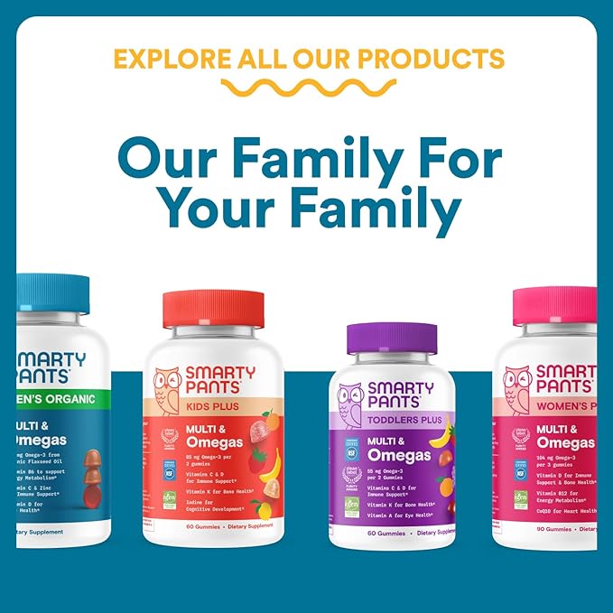 SmartyPants Men's Multivitamin Gummies - Improved Formula: Omega 3 (DHA/EPA), Methylfolate, Vitamin D3, C, Vitamin B12, B6, Vitamin A, K, Zinc & Selenium, Gluten Free, 90 Count (30 Day Supply)