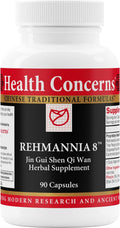 Health Concerns Rehmannia 8 - Kidney Cleanse Detox & Repair Supplement - Back Discomfort & Urinary Tract Health for Women & Men - Traditional Chinese Herbal Formula for Backaches - 90 Capsules