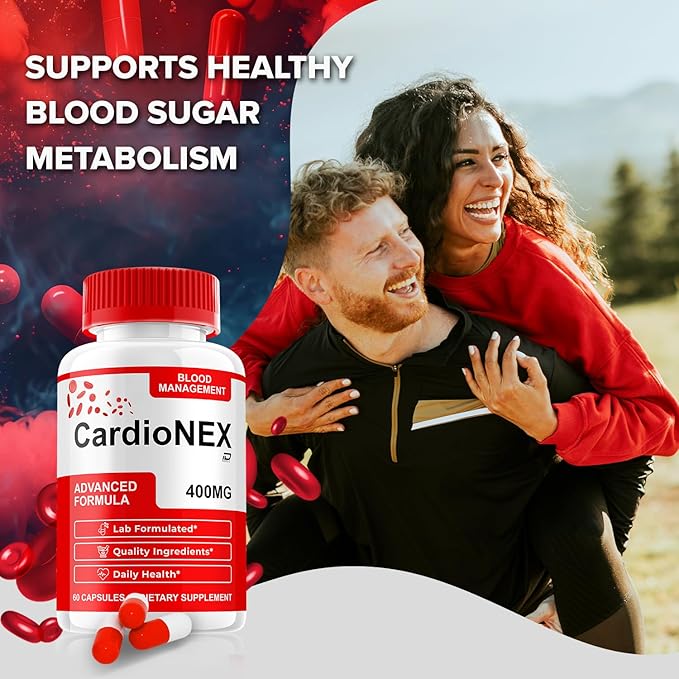 Cardio Nex Capsules – CardioNex Natural Blend Daily Health Supplement (5 Pack - 300 Capsules)