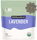 J MAC BOTANICALS, Organic Lavender Buds (16 oz, 1 Pound Bag) Bulk, Dried Flowers, Flower