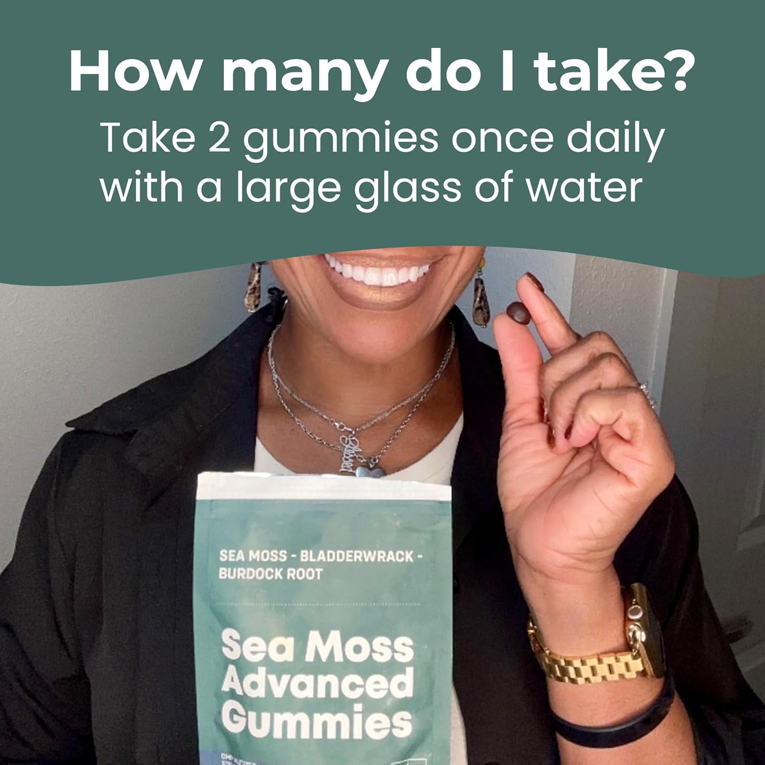 INFINITE AGE: Sea Moss Advanced Gummies, 60 Count - Delicious, Vegan, Made in USA - Irish Seamoss, Bladderwrack, Burdock Root - Overall Health, Immunity Support, Sea Moss Gummies for Women and Men