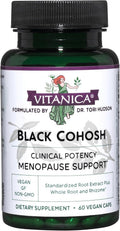 Vitanica Black Cohosh, Cimicifuga Extract Plus, Vegan, 60 Capsules