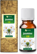 Jasmine (Jasminum Grandiflorum) Essential Oil Pure & Natural Undiluted Uncut Oil | Use for Aromatherapy, Skin & Hair - Therapeutic Grade - (15 ML)