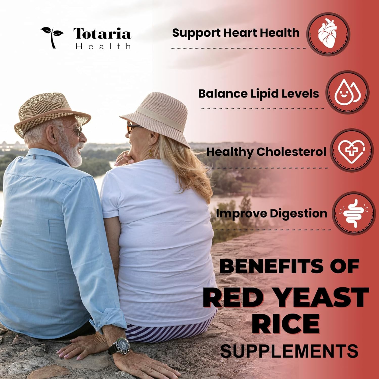 Red Yeast Rice 2,000mg with CoQ10 Supplement - Citrinin-Free Extract Red Yeast Rice Capsules with CoQ10 100 Plus Citrus Bergamot - Cholesterol Lowering Supplements 3rd-Party Tested Vegan Non-GMO
