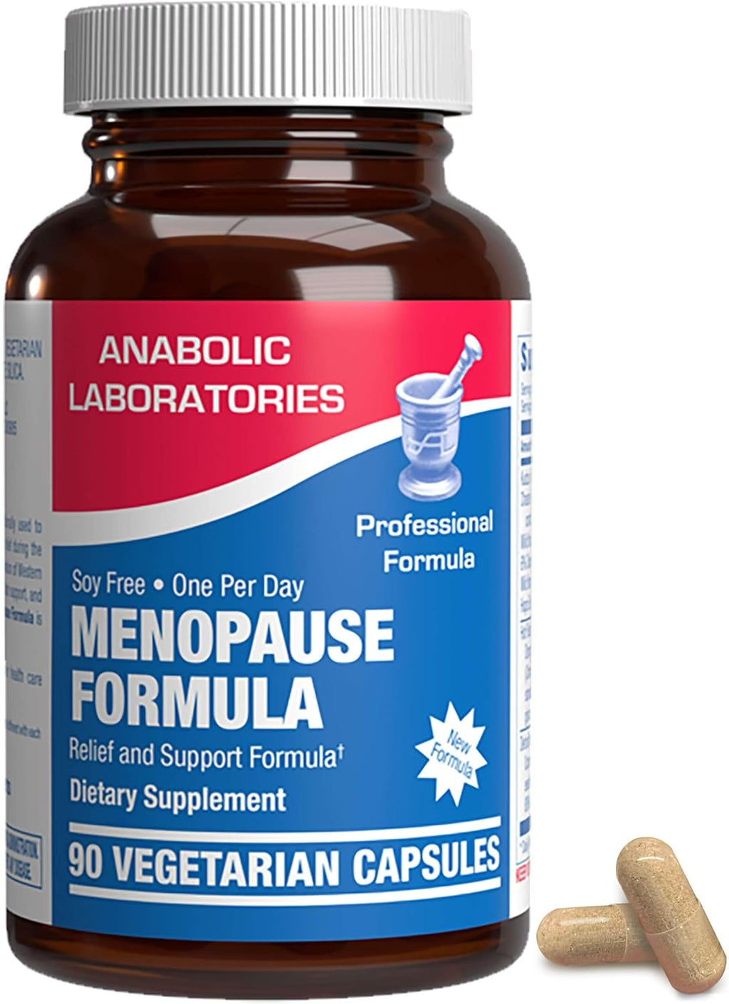 Phytoestrogen Menopause Supplement for Women - Clinical Formula with Dong Quai Vitex & Black Cohosh for Menopause Hot Flashes Night Sweats Mood Support & More - One Capsule Daily - 1 Month Supply
