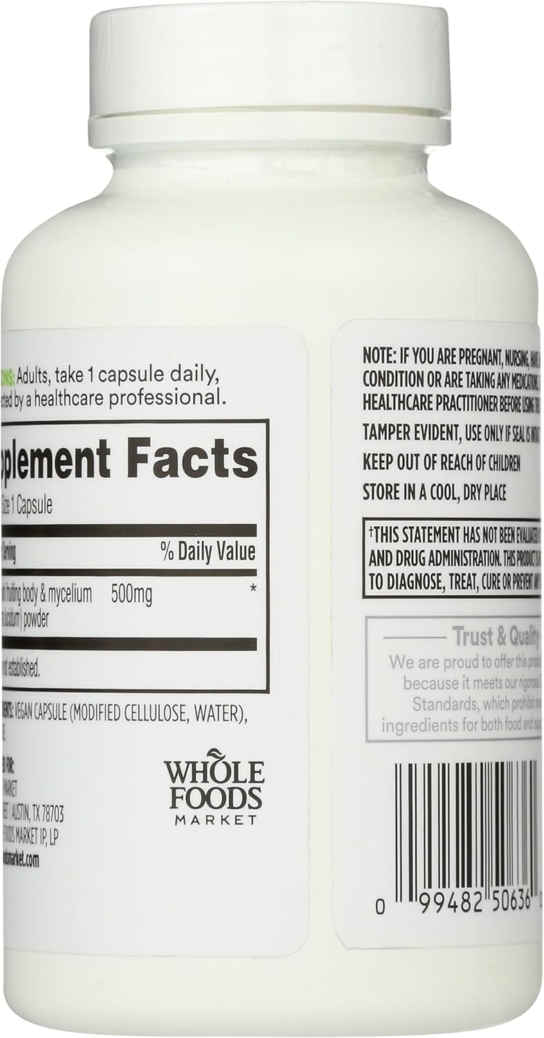 365 by Whole Foods Market, Reishi, 90 Count
