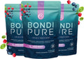 Bondi Pure - Daily Health & Detox Drink - Promote Gut Health & Energy Support During a Cleanse or Intermittent Fasting - Plant-Based Fibers, Alkalizing Super Greens - Berry (30 Servings) 3-Pack