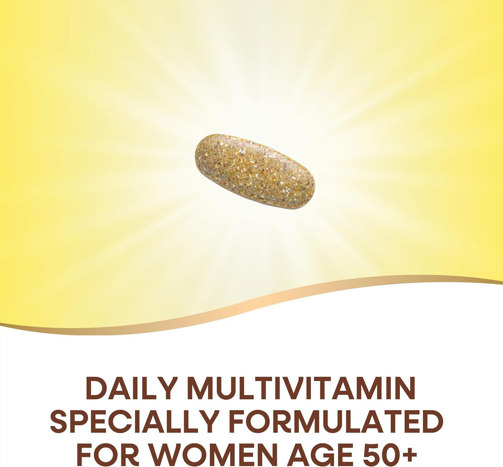 Nature’s Way Alive! Vitamins for Women 50 Plus, Complete Multivitamin, High Potency Formula, with Methylated B12, Gluten-Free, 150 Tablets
