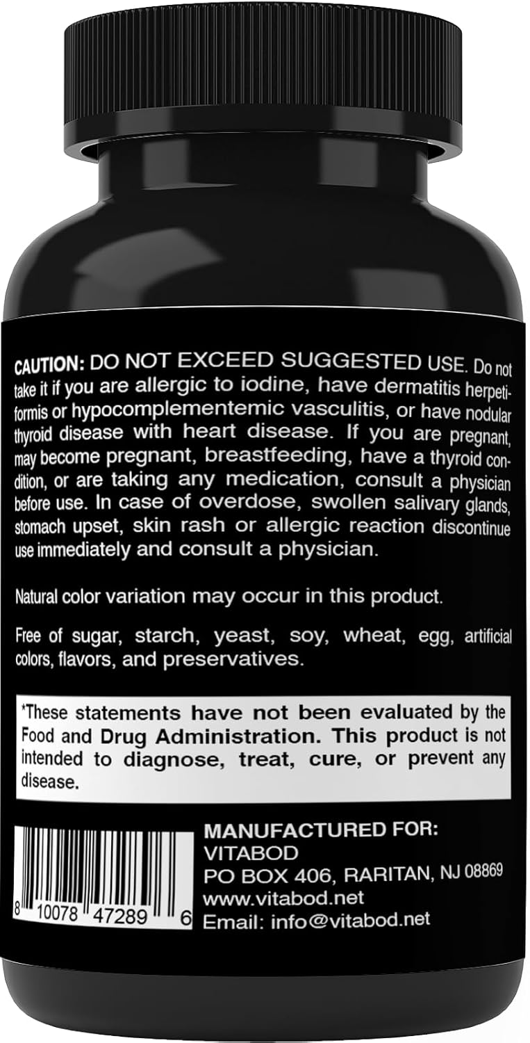 Potassium Iodide Dietary Supplement 130 mg per Serving - 150 Tablets (1 Bottle) - Exp 10/2028