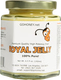Royal Jelly Organic – Unfiltered Raw Royal Jelly Energy Supplement for Men and Women – Immune Support Supplement with Retinol, Vitamin B, Biotin, Niacin, – 6.5 oz, Glass jar