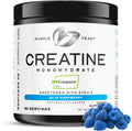 Muscle Feast Creapure Creatine Monohydrate Powder, Vegan Keto Friendly Gluten-Free, Muscle Recovery Supplement and Trusted Creatine for Muscle Growth, Flavored Creatine, Natural Blue Raspberry, 300g