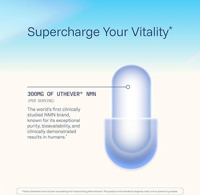 ProHealth NMN Pro 300 (30 Capsules, 3 Pack) Clinically Studied Uthever® NMN. NAD+ Precursor for Cellular Energy, Mitochondrial Support & Healthy Aging. USA Manufactured, Triple Lab-Tested