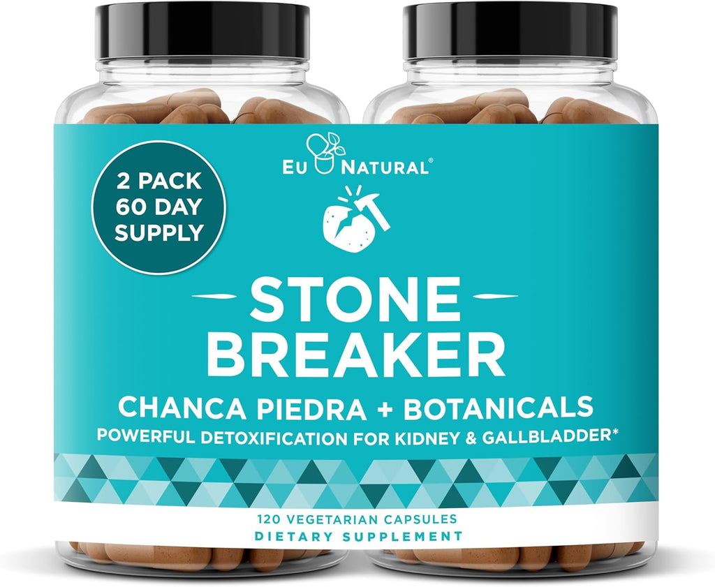 Chanca Piedra Stone Breaker - The Original Stone Breaking Formula with Celery Seed & Parsley to Detox Urinary Tract & Flush Impurities - Kidney & Gallbladder Cleanse - Natural Dissolver - 120 Capsules