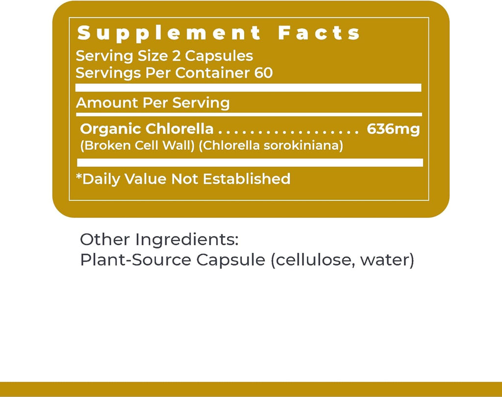 Premier Research Labs Medi Chlorella-FX - Chlorella Capsules, Chlorophyll Capsules, Organic Pills for Women & Men, Chlorophyll Supplement - 120 Vegetarian Capsules