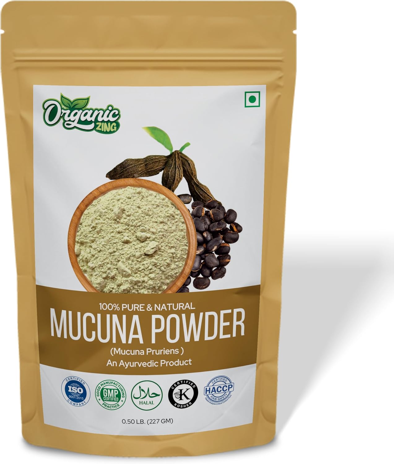 Mucuna Powder 227g (Mucuna Pruriens) | Natural Herbal Supplement | Pack of 1-8oz