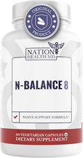 N-Balance 8 - Nerve Support Formula - Nerve Support Supplement with Alpha Lipoic Acid, Benfotiamine and ALA - Nerve Health Supplements for Men & Women, 60 Capsules
