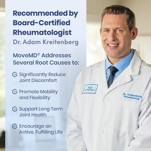 1MD Nutrition MoveMD - Health Supplement for Joint Discomfort & Support - Our Collagen Pills are Skillfully Formulated for Women & Men w/Hyaluronic Acid & Astaxanthin