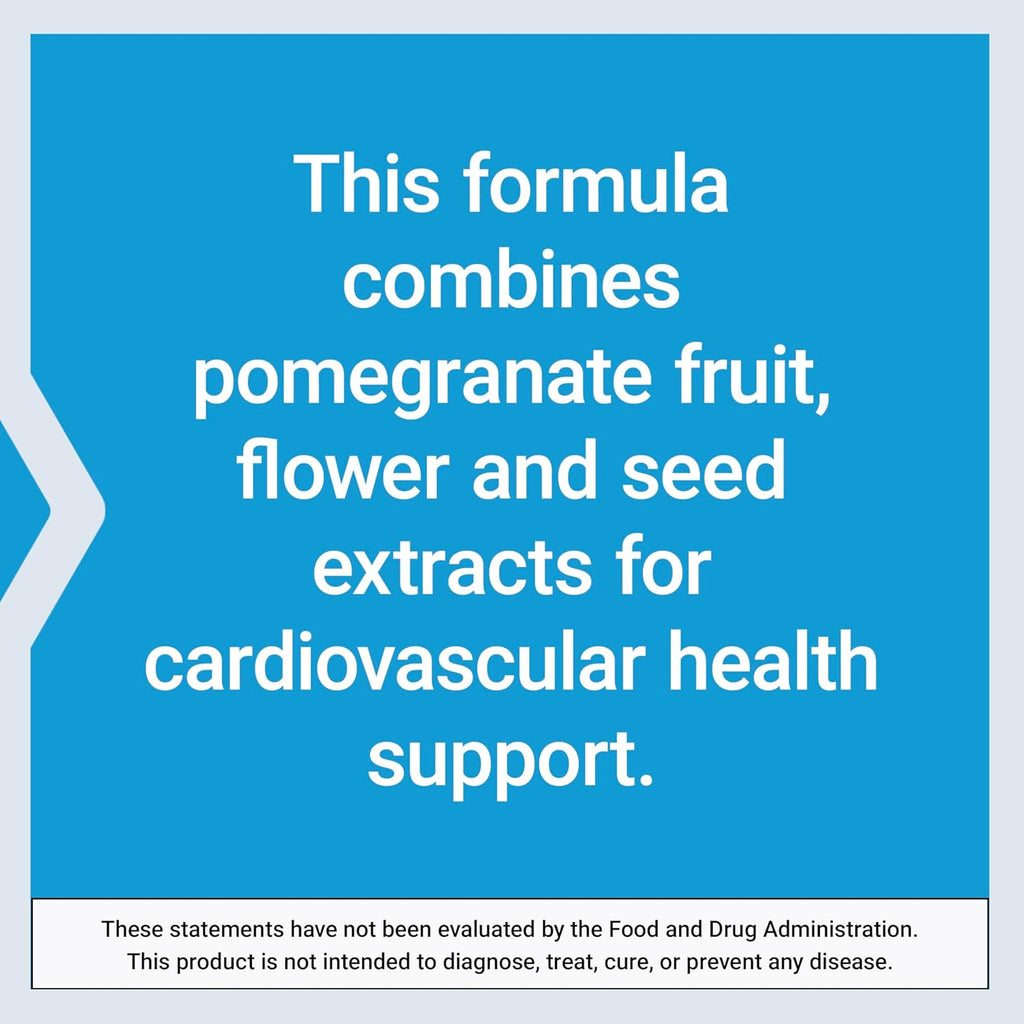 Life Extension Pomegranate Complete, Fruit Extract, Flower, Seed Oil Extract, Cardiovascular Health, antioxidant Support, superfood Supplement, Gluten Free, Non-GMO, 30 softgels