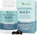 Liposomal NAD+ Supplement 1800 mg with Nicotinamide Riboside, Trans Resveratrol, Trimethylglycine, Replaces NMN, Boost NAD+, Aging Defense, Cellular Energy, 60 Softgels