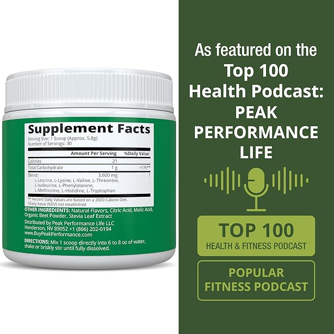 All 9 Essential Amino Acids Powder. Pre + During + Post Workout With EAAs + BCAAs For Energy, Muscle Growth, and Recovery. Non-GMO BCAA and EAA Powders For Men + Women. 3rd Party Tested. Wildberry