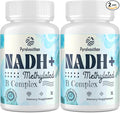 NADH Supplement with Methylated B Complex | High Absorption NAD+ Supplement Alternative for Women & Men | Cellular Energy and Mental Focus – 120 Veg Capsules
