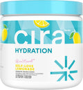 Cira Hydration Powder x Alicia McCarvell's Electrolyte Drink Mix with Himalayan Salt for Dehydration Relief and Recovery - Self Love Lemonade, 45 Servings
