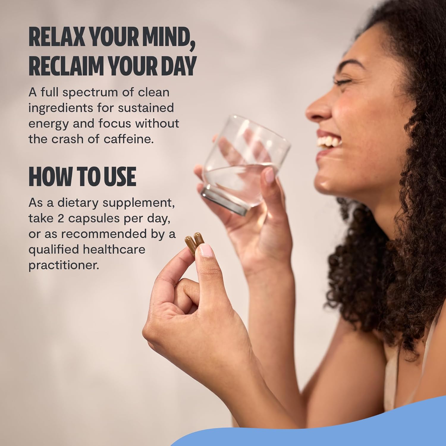 FreshCap Calm for Adults - Calm w/Reishi, Ashwagandha, St. John’s Wort, Lemon Balm, Magnesium - Balance, Relaxation & Emotional Stability -Ayurveda Daily Mushroom Supplement, Vegan - 60 Count
