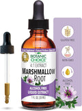 Botanic Choice Marshmallow Root Liquid Extract - Alcohol Free, Gluten Free, Traditional Throat and Respiratory Support 1 fl. oz.