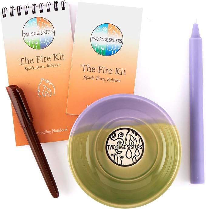 Element Kit Bundle - Self-Care Package for Women and Men – Give The Gift of Peace of Mind – Use The Elements to Practice Mindfullness - by Two Sage Sisters