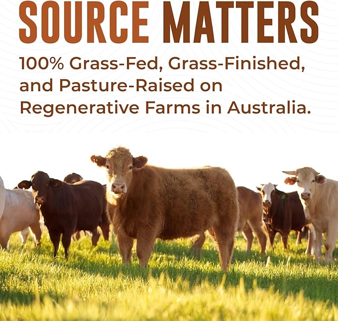 USDA Organic Beef Liver Capsules – Grass Fed & Pasture Raised in Australia – Nutrient Dense Superfood for Energy & Wellness – No Fillers, Freeze-Dried Liver Supplement – 180 Capsules