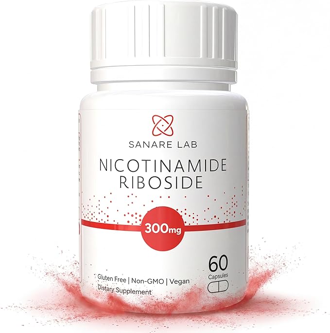 NAD+ Supplement with Nicotinamide Riboside (NR) 300 mg | Cellular Energy & Metabolism Support | 60 Capsules
