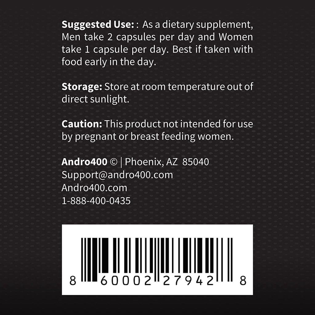 Testosterone Support for Men & Women – Tongkat Ali, L-Arginine & L-Citrulline – Energy, Vitality & Performance – 60 Capsules, 30-Day Supply