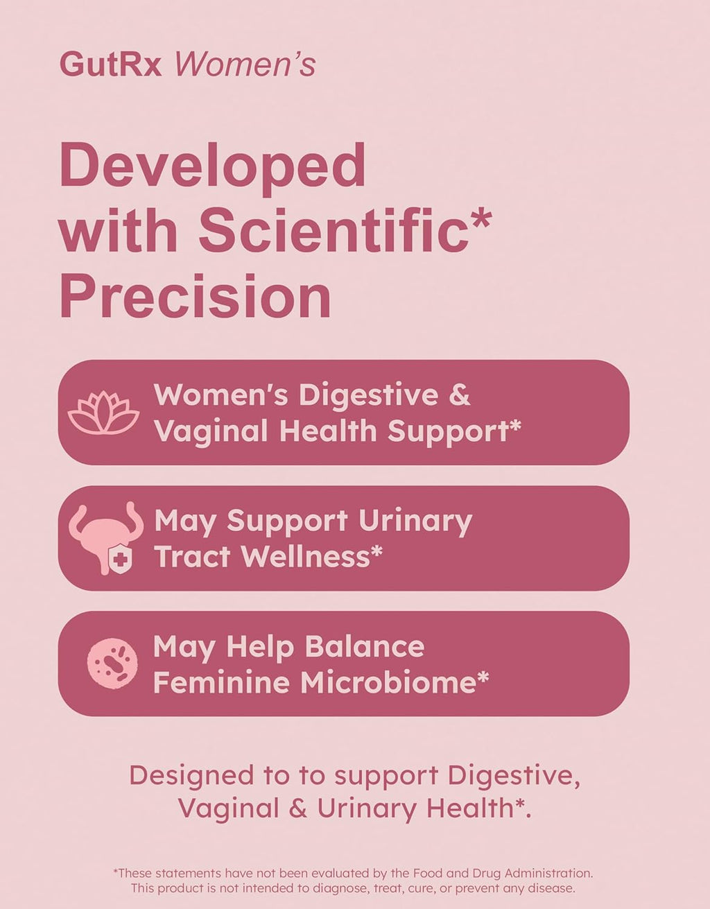 Women's – Probiotic for Women with Cranberry, D-Mannose & Prebiotics – 28 Billion CFU to Support Vaginal, Urinary & Digestive Health – Lactobacillus, Bifidobacterium, Vegan, 30 Capsules