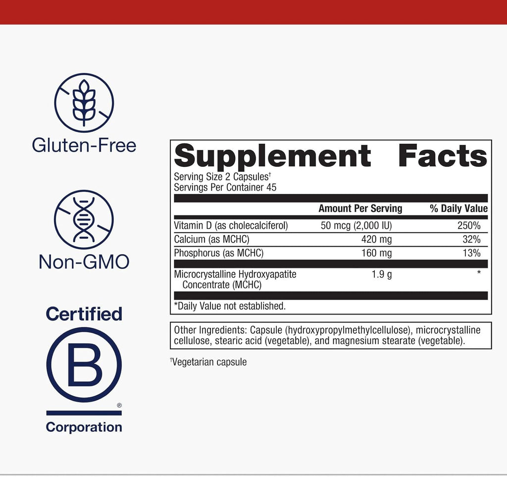 Metagenics Bone Builder Forte – Enhanced Bone Support with 2000 IU Vitamin D* | 45 servings,90 Count (Pack of 1)