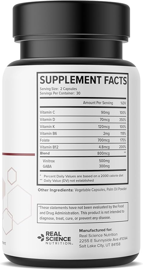 Glucose Balance Natural Nitric Oxide Support for Healthy Glucose Metabolism, Circulation, Energy & Nutrient Utilization Metabolic Wellness Supplement