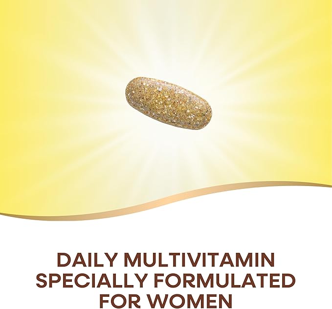 Nature's Way Alive! Women's Daily Ultra Multivitamin, High Potency Formula, Promotes Energy Metabolism and Muscle Function*, Women's Vitamins, Methylated Vitamin B12, 60 tablets