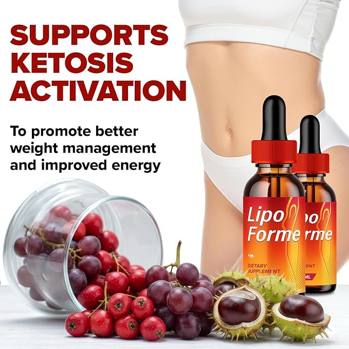 Vitamoon (1 Pack) Lipo Forme Drops Healthy Vitamin Support Supplement - LipoForme Drops Advanced Formula, 24 Hour Liquid Reviews, 1 Month Supply