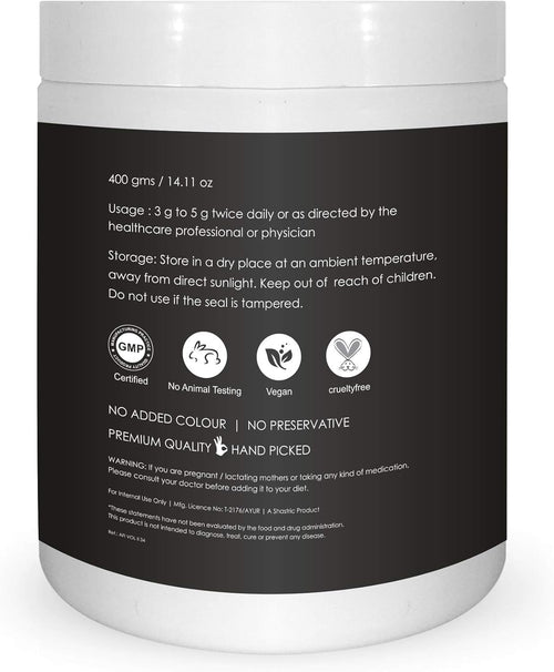 14.10 Ounce Arjuna Powder, Terminalia Arjuna Bark Supplement, Polvo de corteza de Arjuna, No Preservatives, Vegan and GMP Certified- 14.10 Ounce (400g Pack of 1)