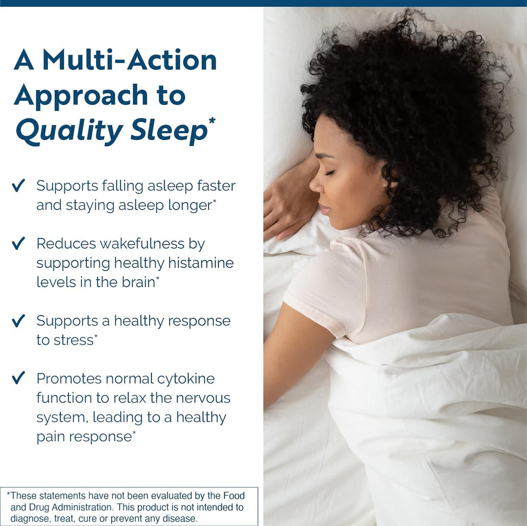 Researched Nutritionals Circadian PM - Promotes a Healthy Nervous System, Histamine Response & Peaceful Nights with L Theanine, 5 HTP, Valerian Root & GABA Supplements (90 Capsules)