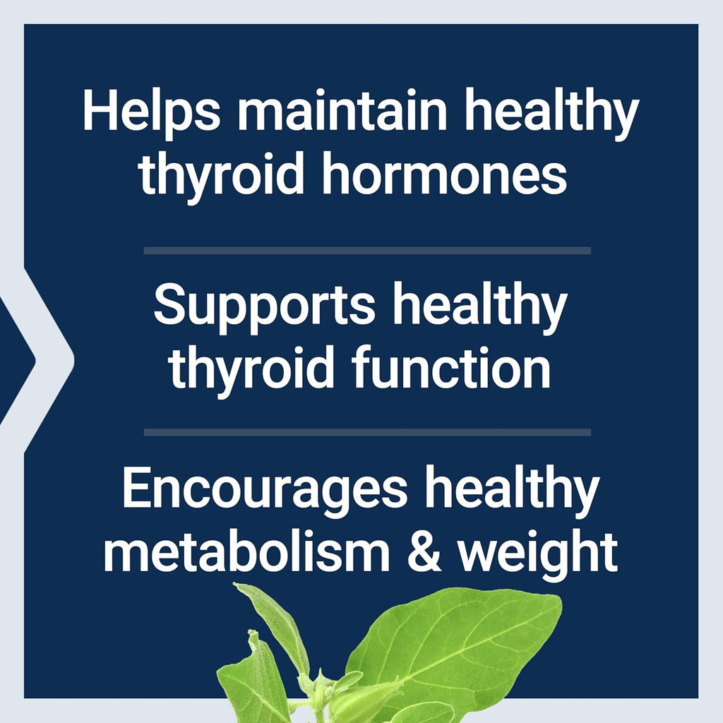 Life Extension Thyroid Support Complex - Thyroid Health Support Supplement with Vitamins A, B, Iodine, Magnesium, L-Tyrosine, Ashwagandha & Ginseng for Energy – Non-GMO, Gluten-Free - 60 Capsules