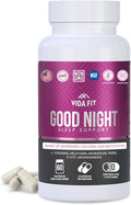 Natural Sleep Aid for Adults, Sleep Supplement, Natural Calm, Melatonin with L-Theanine, Magnesium Glycinate, Ashwagandha, GABA, 5-HTP, Vitamin D & Niacin (30 Day Supply)